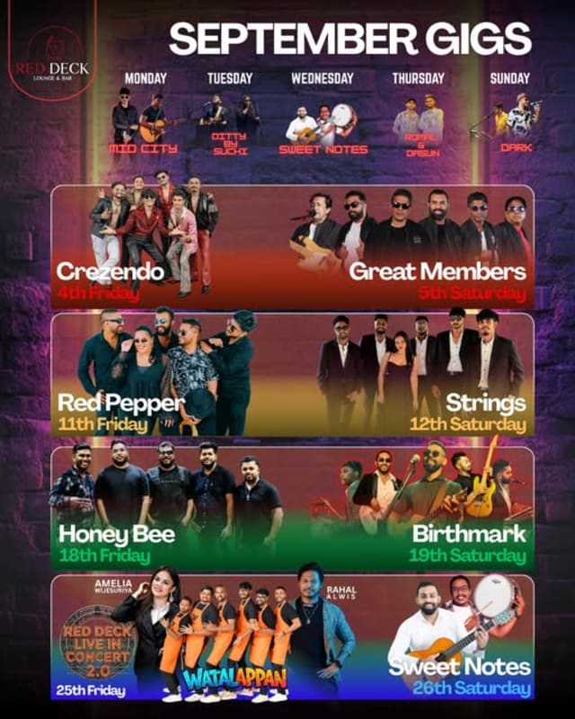 September Gigs - Event on September 4, 2026