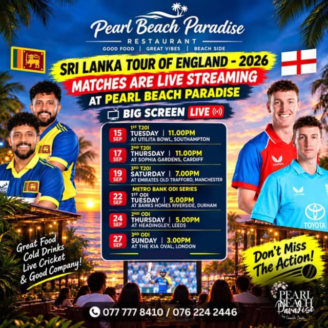 Sri Lanka Tour Of England Live Stream - Event on September 15, 2026