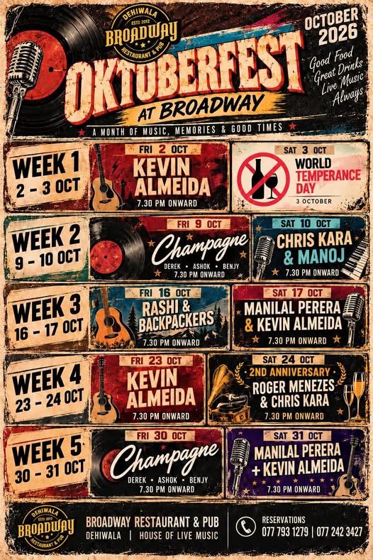 October Lineup